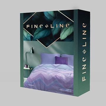 КПБ перкаль Fine Line рис.7280-1/24900-37 Сияние new