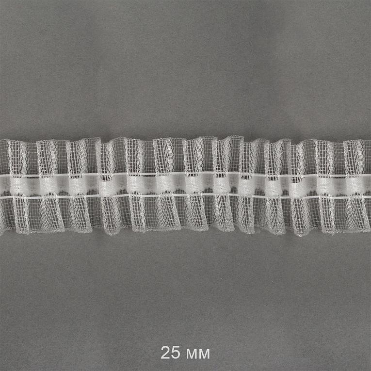 Лента шторная 25мм (арт251-0) прозрачная - 0